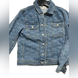 Vintage Rare nwot M+RC Noir Denim Print Jacket